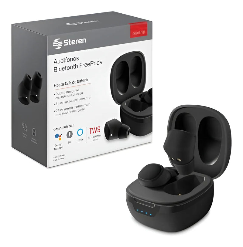 Audífonos Bluetooth Freepods True Wirless - Steren 7550ne