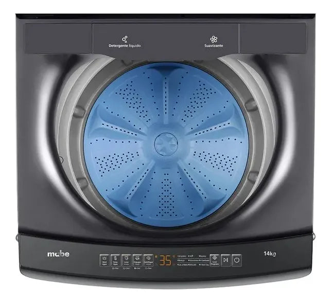 Lavadora Automática Mabe 14 Kg (31 Libras) Carga Superior Diamond Gray