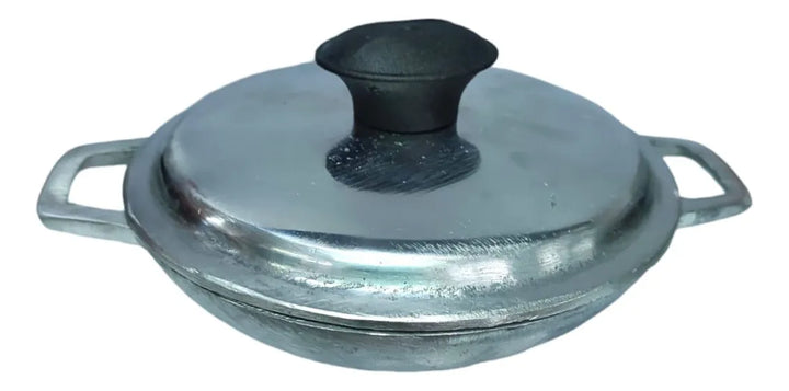 Cacerola Pequeña Con Tapa/aluminio Fundido/14cm Plateado