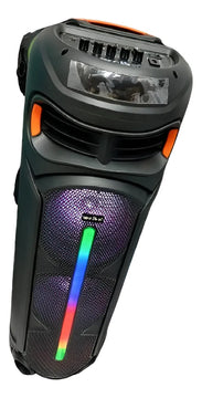 Torre Cabina De Sonido 8 Pulgadas X 3 Bluetooth + Micrófono Negro