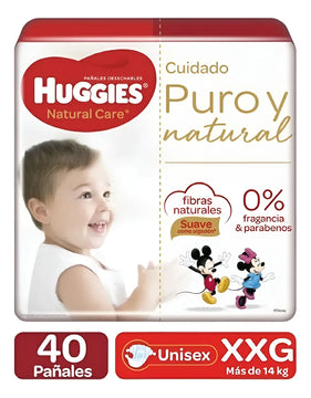 Huggies Natural Care Etapa 5 X 40 Unidades - Unidad A $1070 Extra Extra Grande (xxg) Sin Género