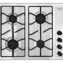 Estufa De Empotrar Haceb Inox 66x54 Cm Platina A Gas Natural Color Gris