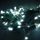 Serie Navideña Luz Led Blanca X200 Luces Cable Verde Paq. X8
