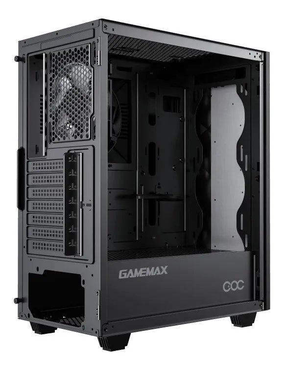 Chasis Gamer Diamond Coc Gamemax Negro