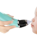 Aspirador Nasal Para Bebés Limpiador Eléctrico De Nariz Verde Claro