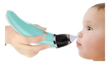 Aspirador Nasal Para Bebés Limpiador Eléctrico De Nariz Verde Claro