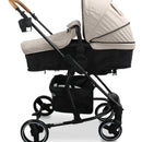 Coche Para Bebe Tipo Moises + Portabebe Prima Bebesit Beige