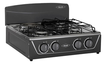 Estufa De Mesa Avellana Torre Mixta 3x1 Gp Plata Haceb Plateado