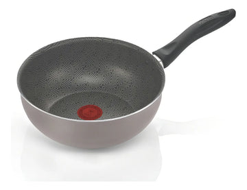 Wok Imusa 24cm Antiadherente Talent Color Gris