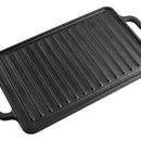 Plancha Para Asar De Hierro Fundido 33 X 21cm 32425 Color Negro