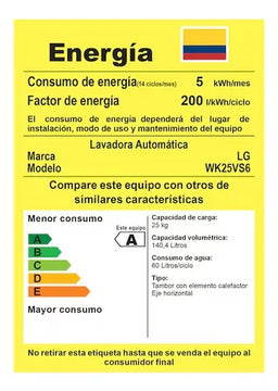 Torre De Lavado LG 25kg/22kg Aidd Turbowash360 Steamtm Plata Plateado