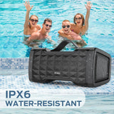 Altavoz Bluetooth Portátil Fuerte De 40w Ipx6 Negro