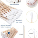 Aplicadores De Madera Con Algodon