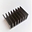 Disipador De Calor Acanalado, Aluminio Diversas Aplicaciones