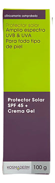Protector solar infantil Kosmaderm Protector Solar Protector solar 45 45FPS en gel crema
