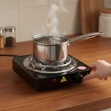 Estufa Eléctrica 1 Puesto 5 Niveles De Temperatura Negro