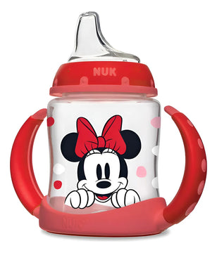 Vaso Nuk Entrenador 5 Onzas * Minnie Mouse Boquilla Blanda Rojo