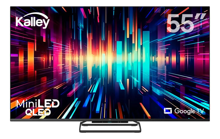 Televisor Kalley Smart Qled 4k 55 Pulgadas Google Negro 133.