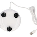 Mini Lavadora Portátil Giratoria Turbina Ultrasónica Viaje C Blanco