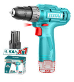 Taladro Inalambrico Total De 3/8 12v Bateria 1.5ah Tdli12428 - Turquesa