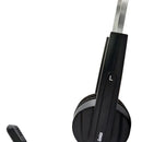 Auriculares Con Micrófono Genius Hs-220u Usb Color Negro