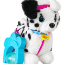 Peluche Dálmata Sprint Pull Along Con Sonido Color Blanco