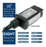 Luces Luces Navideñas Led De 105 Pies Con 300 Pies Mejoradas