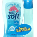 Shampoo Baby Soft Cuidado Nutritivo 400 Ml + 200 Ml