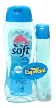 Shampoo Baby Soft Cuidado Nutritivo 400 Ml + 200 Ml