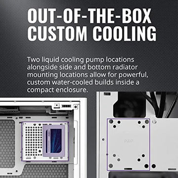 Cooler Master Nr200 Caja Mini-itx Sff Blanca De Factor De Fo Blanco