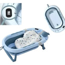 Bañera Tina Para Bebe Plegable Color Azul