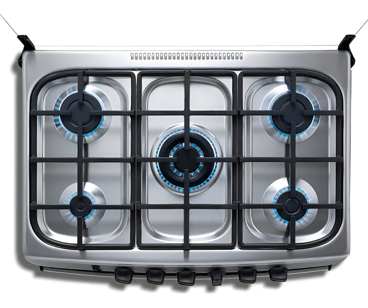 Estufa De Piso Indurama Murcia Con Horno Cromada 5 Puestos Indurama Murcia