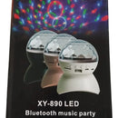 Parlante Bluetooth Portátil Lámpara Luces Colores Led Usb Tf