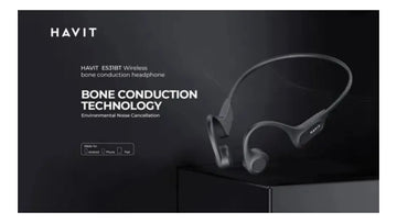 Audífonos De Conducción Osea Bluetooth 5.3 Ipx5 Havit E531bt Negro
