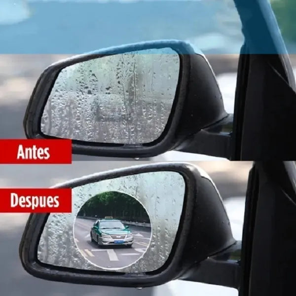 Adhesivo Anti Empañante Para Espejo Retrovisor Mejora Vision
