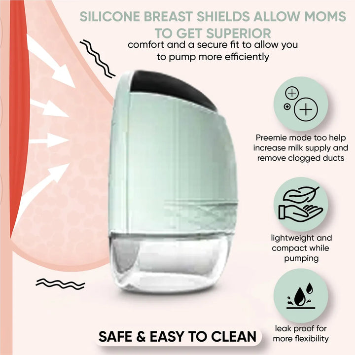 Zomee Fit - Extractor De Leche Portatil, Manos Libres, Porta