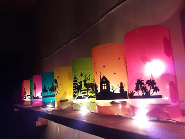 Luz Led Navidad + Faroles Navideños