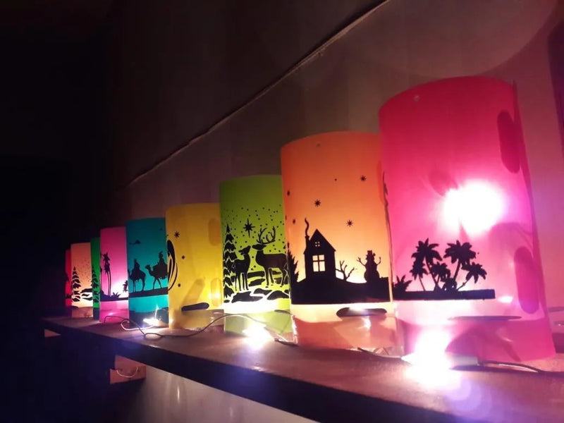 Luz Led Navidad + Faroles Navideños