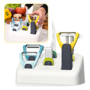 Kit Pelador De Verduras 6 En 1 Acero Inoxidable