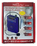 Parlante Amplificador Voz Recargable Micrófono Diadema Radio Diseño