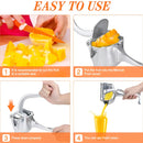 Exprimidor doméstico manual multifuncional de frutas de limón