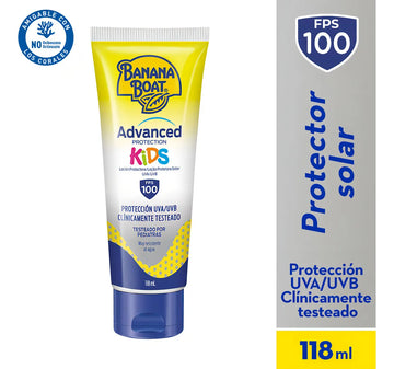 Protector Solar Banana Boat Advanced Protection Kids Fps 100