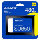 Disco sólido interno Adata Ultimate SU650 ASU650SS-480GT-R 480GB negro