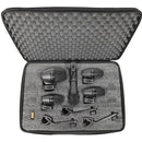 Kit Micrófonos Batería Shure Pgadrumkit5 5 Piezas Color Negro