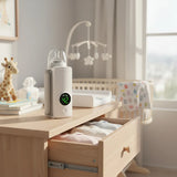 Calentador Tetero Biberones Portátil Inalámbrico Recargable Blanco