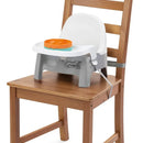 Silla Comedor Para Bebes Con Platos Color Gris