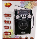 Radio Parlante Recargable Panel Solar Linterna Led Portátil Diseño