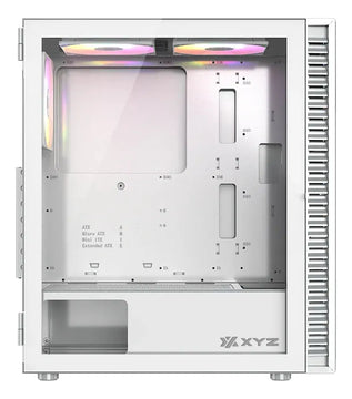 Chasis Gamer Xyz Airone 100 - Blanco , X6 Fans Argb