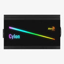 Fuente De Poder Aerocool Cylon Rgb 600w +80 Plus Bronze Black