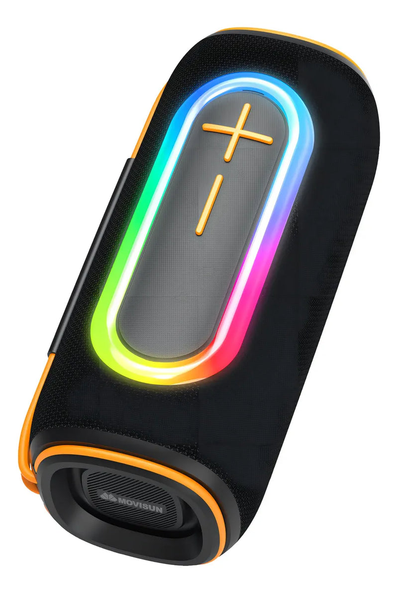 Parlante Inalámbrico Movisun Zamba 10w + 10w Color Negro